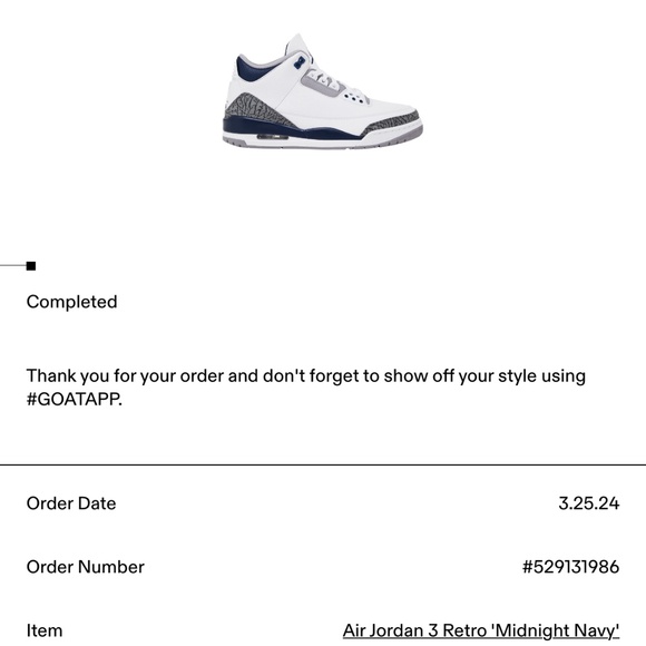 Jordan 3 midnight navy